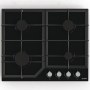 Gorenje | GT641KB | Hob | Gas on glass | Number of burners/cooking zones 4 | Rotary knobs | Black - 2